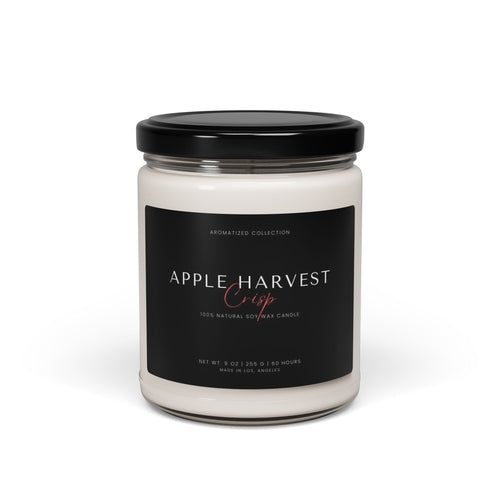 Apple Harvest Scented Soy Candle - Hand-poured Aromatherapy, Cozy Gift (7805594730579)